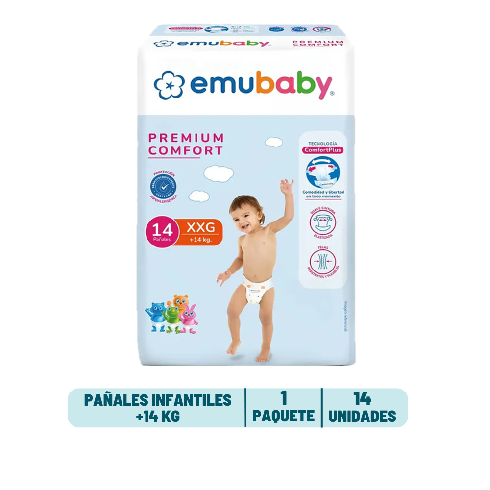 Pañal Emubaby Premium Comfort