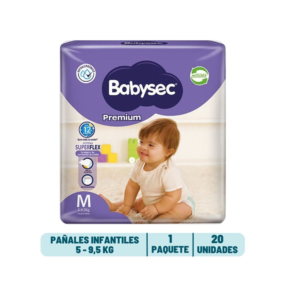 Pañal Babysec Premium