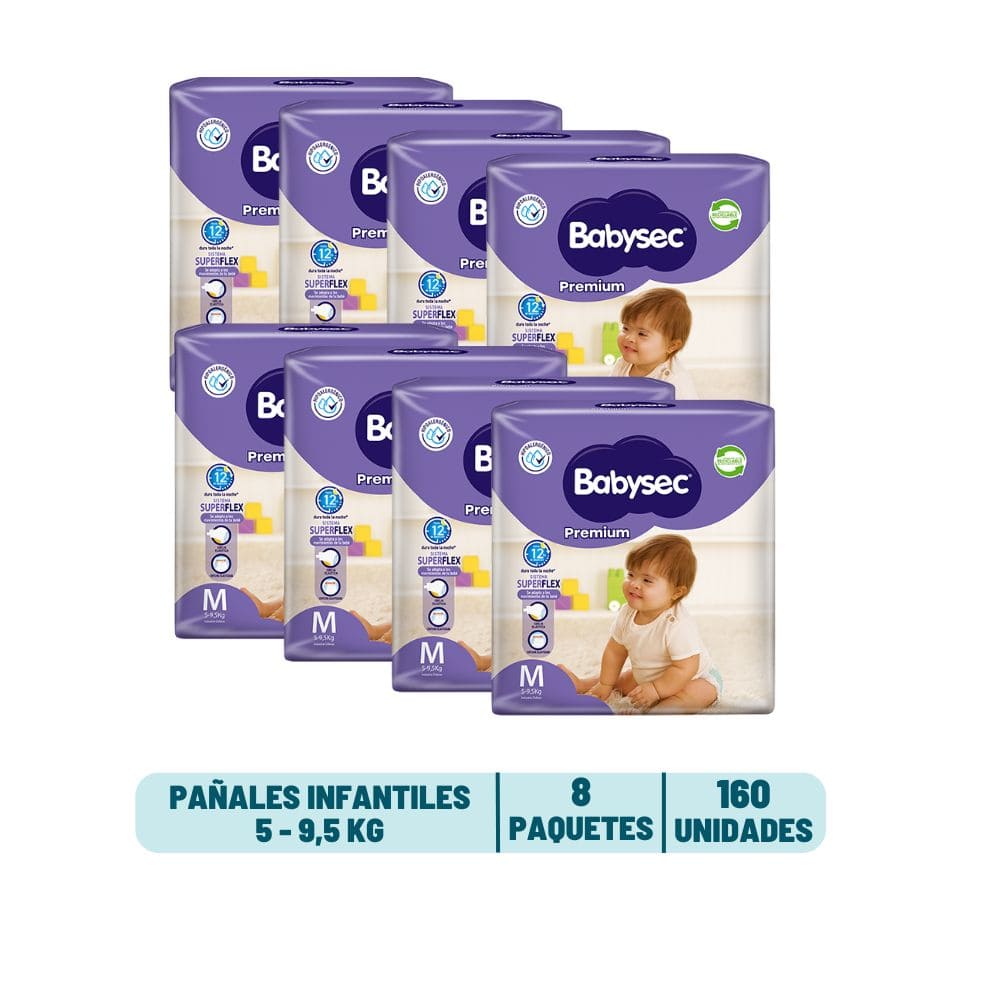 Pack Mensual - Pañal Babysec Premium