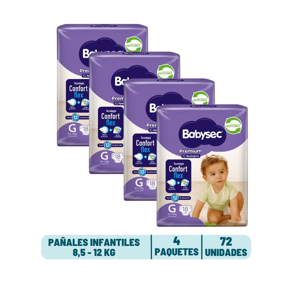 Pack Quincenal - Pañal Babysec Premium