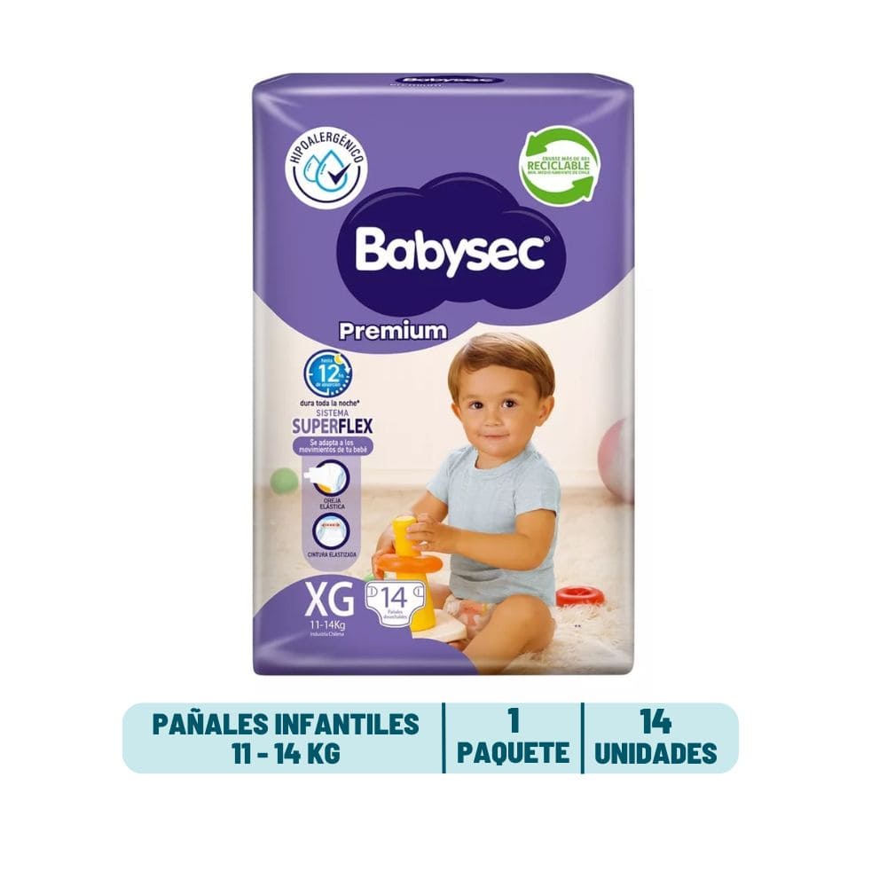 Pañal Babysec Premium