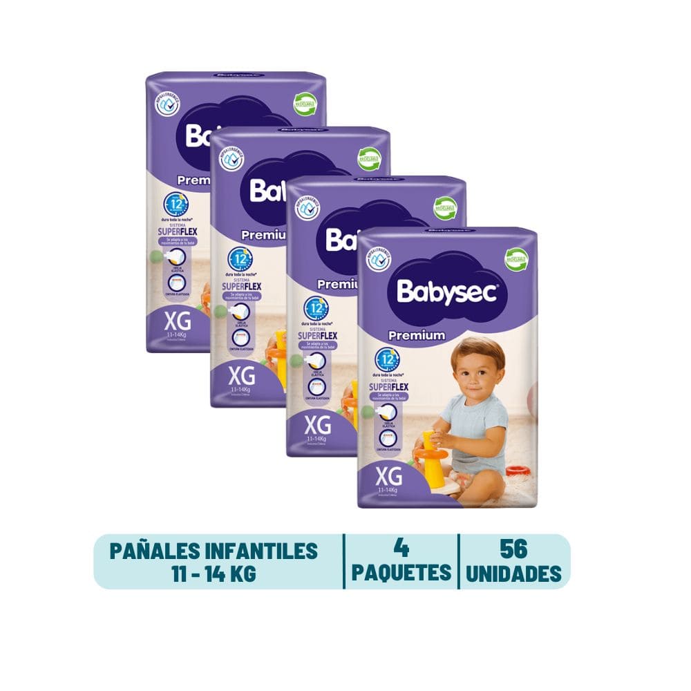 Pack Quincenal - Pañal Babysec Premium