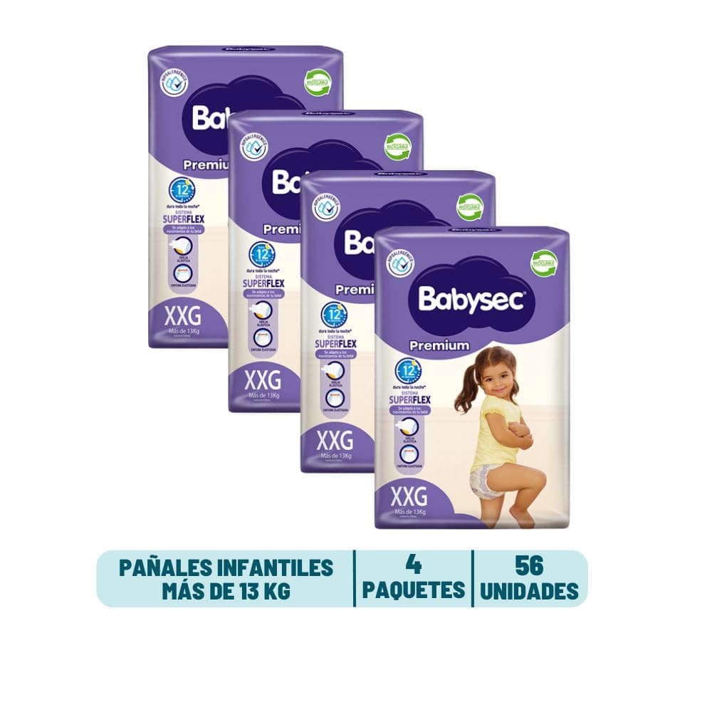 Pack Quincenal - Pañal Babysec Premium