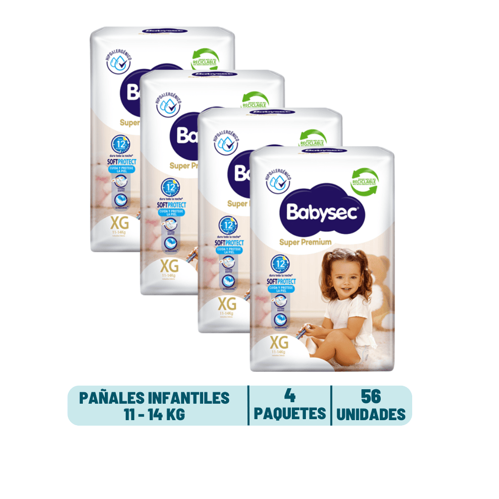 Pack Quincenal - Pañal Babysec Super Premium