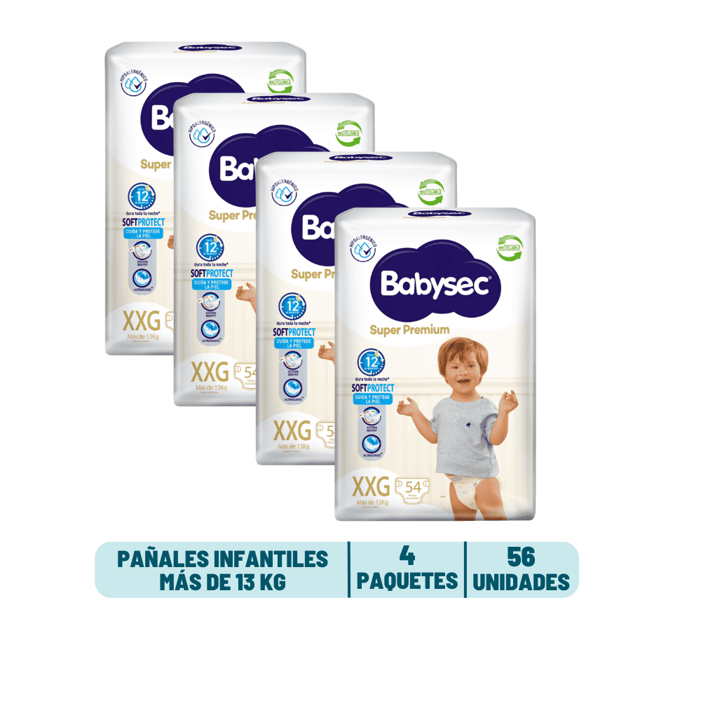 Pack Quincenal - Pañal Babysec Super Premium
