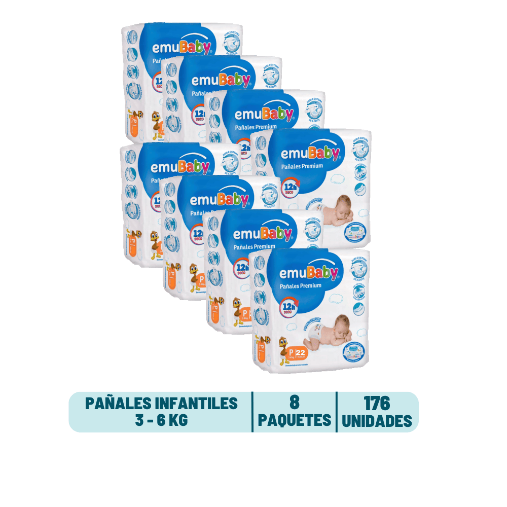 Pack Mensual - Pañal Emubaby