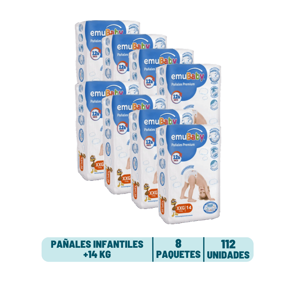 Pack Mensual - Pañal Emubaby