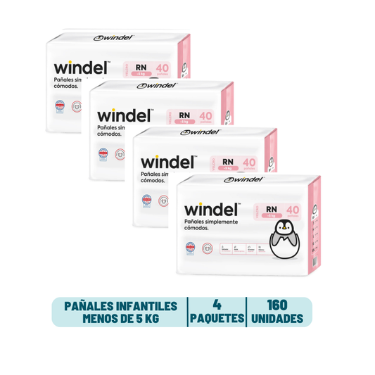 Pack Mensual - Pañal Windel Recién Nacido