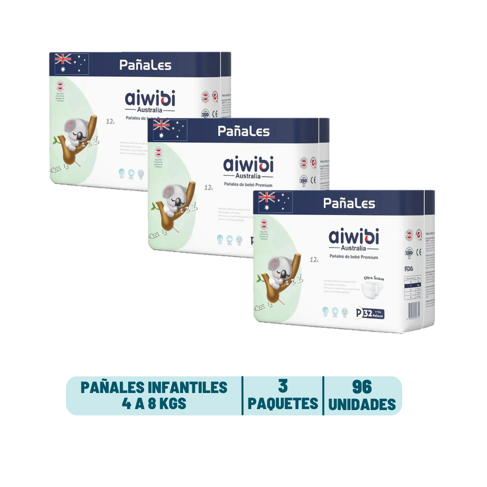 Pack Quincenal - Pañal Aiwibi Premium