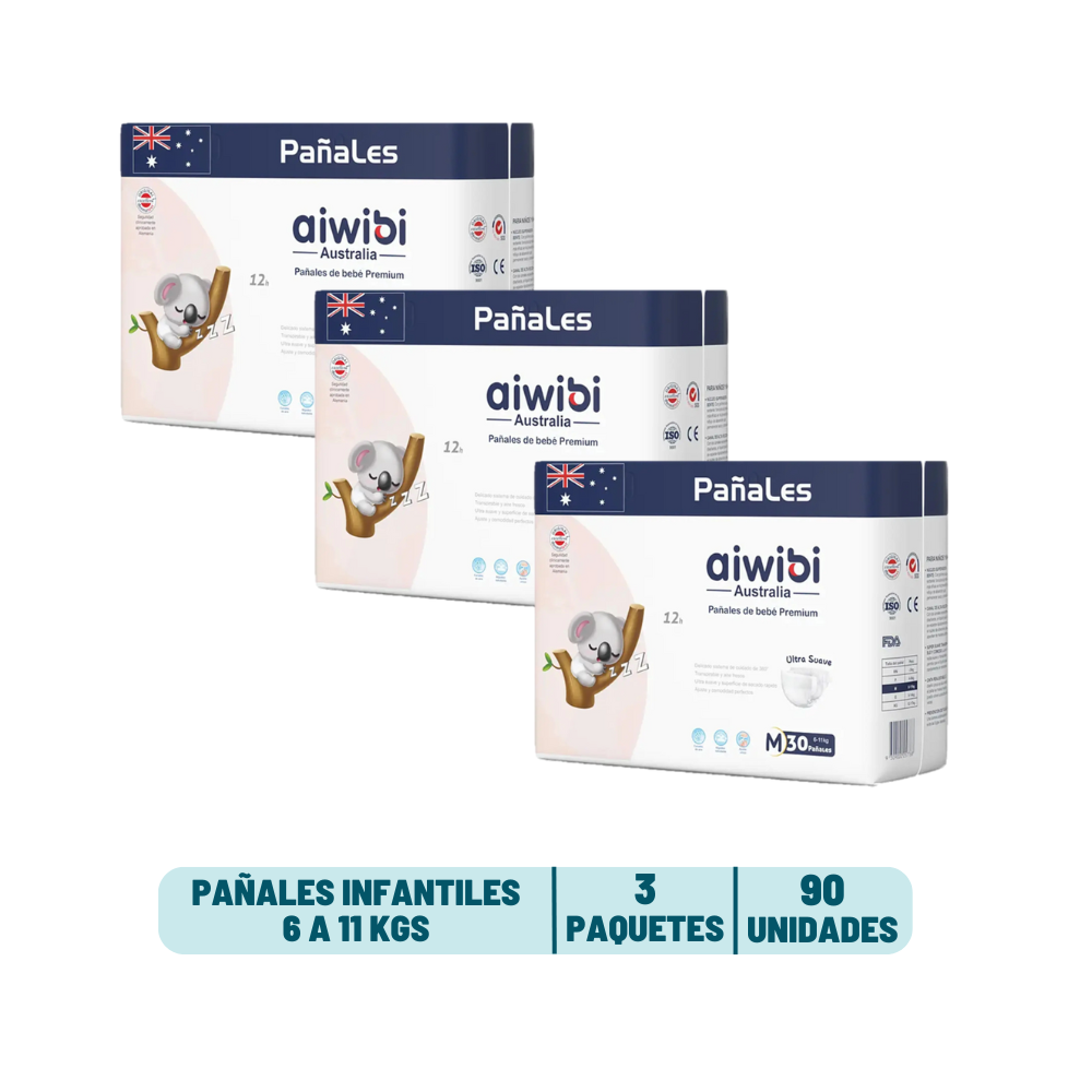 Pack Quincenal - Pañal Aiwibi Premium
