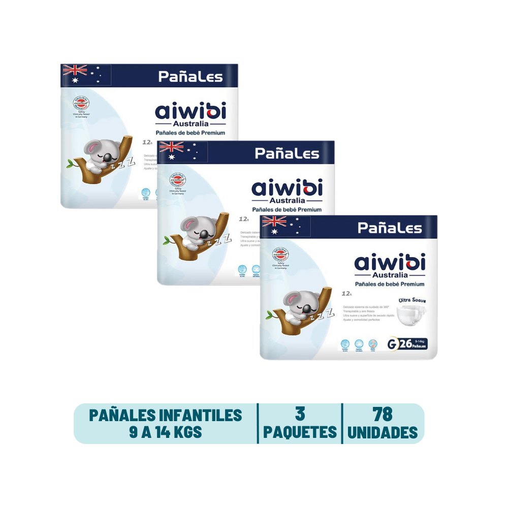 Pack Quincenal - Pañal Aiwibi Premium