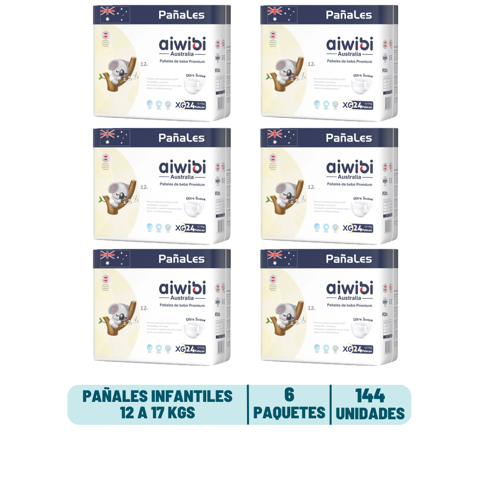 Pack Mensual - Pañal Aiwibi Premium