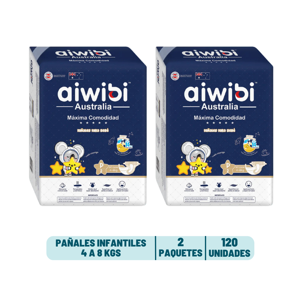 Pack Mensual - Pañal Aiwibi Dulce Noche