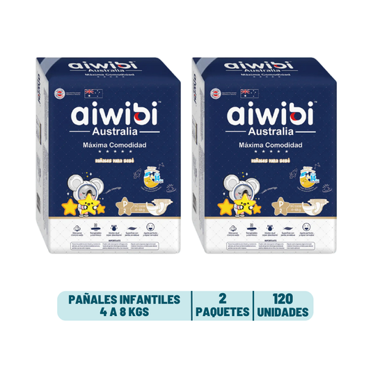 Pack Mensual - Pañal Aiwibi Dulce Noche