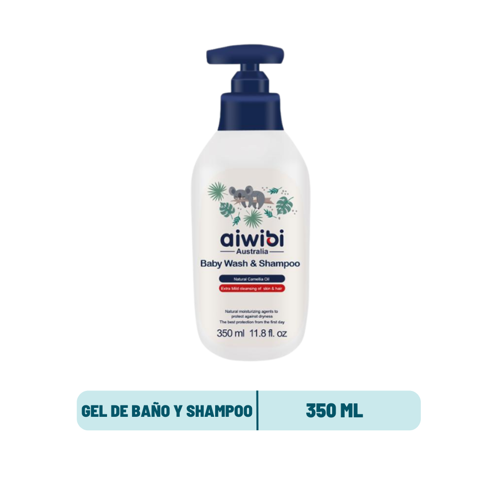 Gel de Baño y Shampoo Aiwibi 350ml