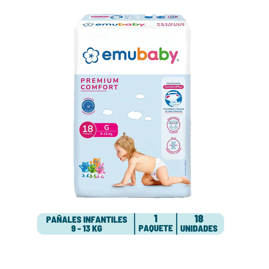 Pañal Emubaby Premium Comfort