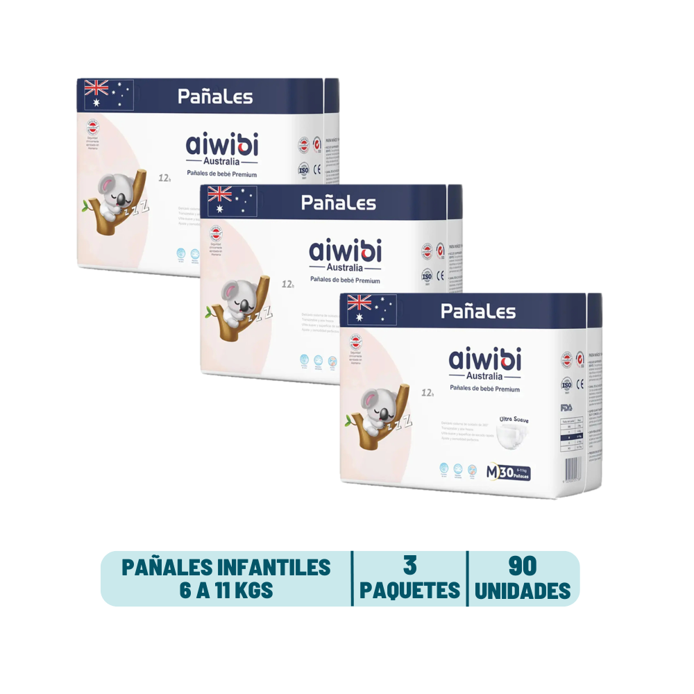 Pack Quincenal - Pañal Aiwibi Premium