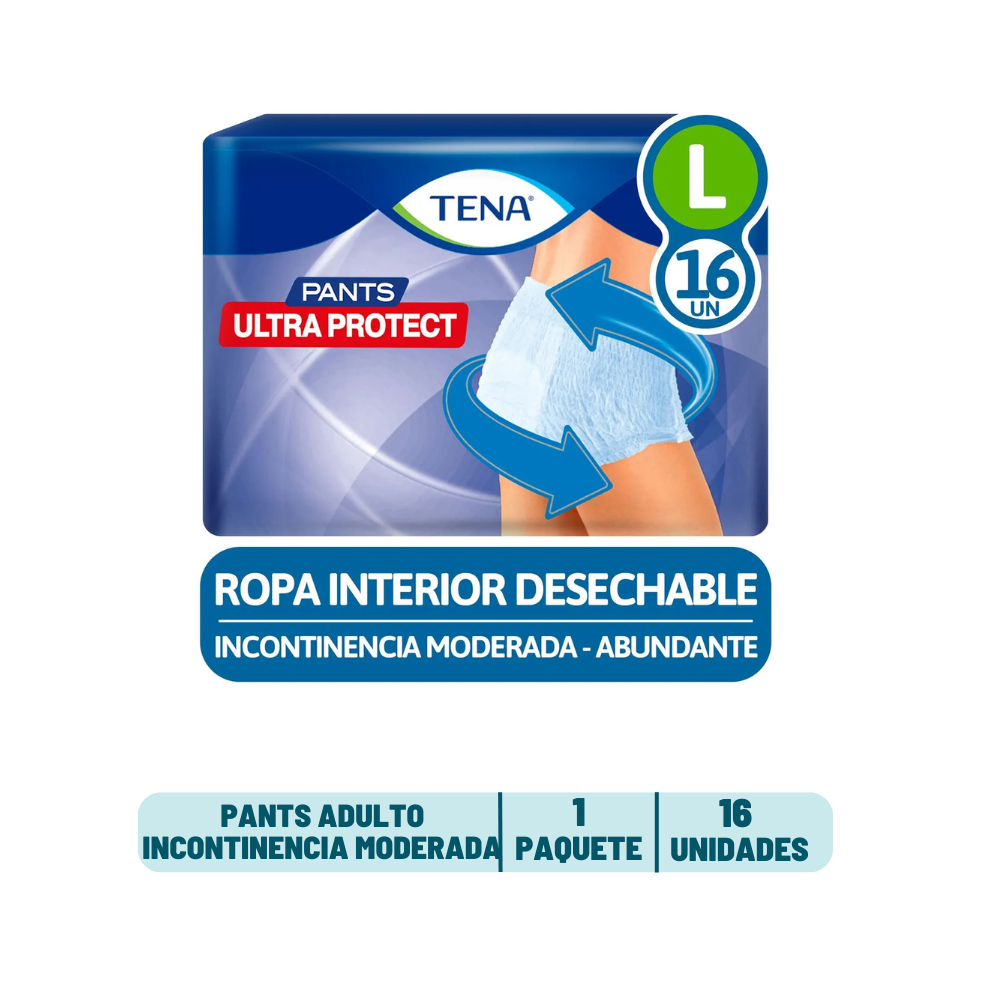 Pants Adulto Tena - 16 unidades