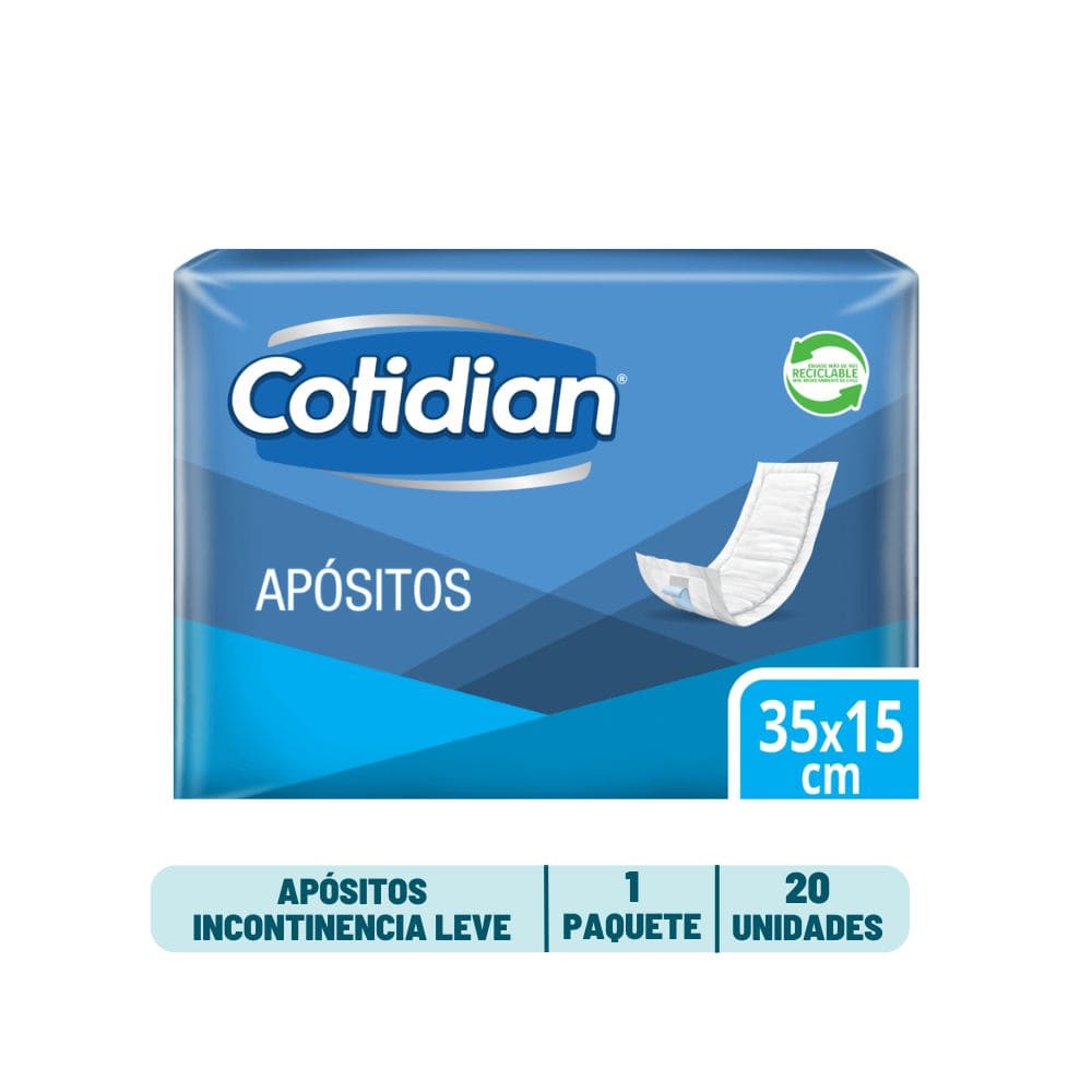 Apósito Cotidian Regular - 20 unidades
