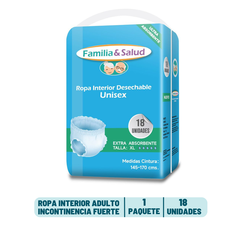 Pants Adulto Familia y Salud - 18 unidades