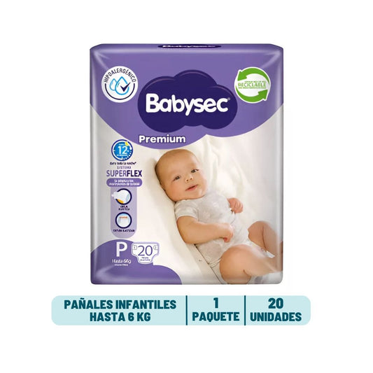 Pañal Babysec Premium