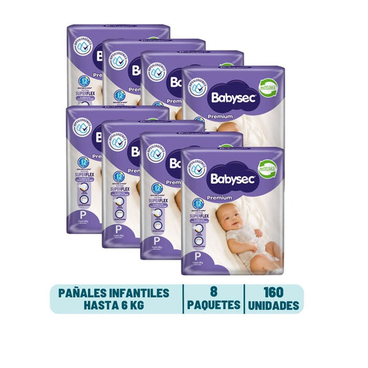 Pack Mensual - Pañal Babysec Premium
