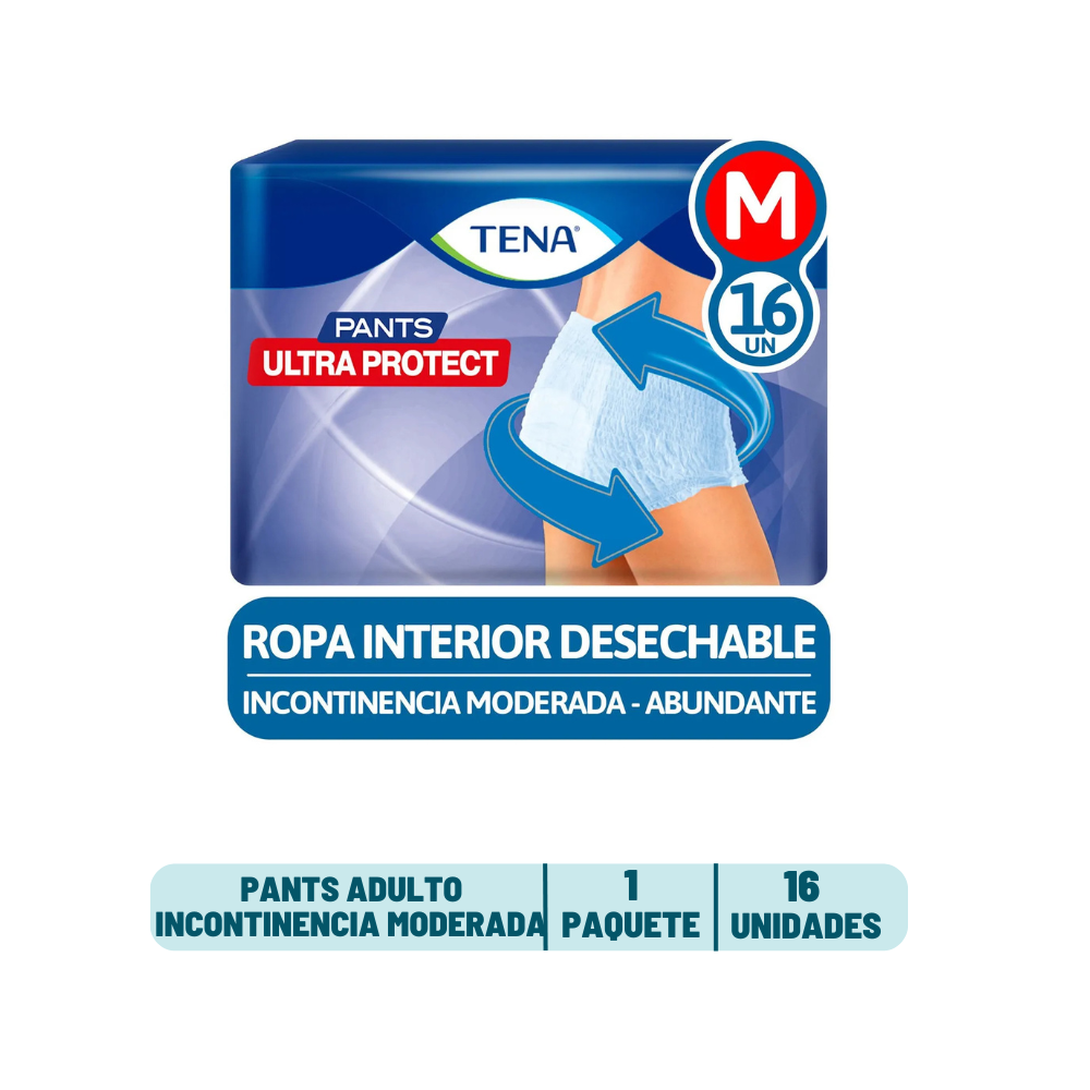 Pants Adulto Tena - 16 unidades