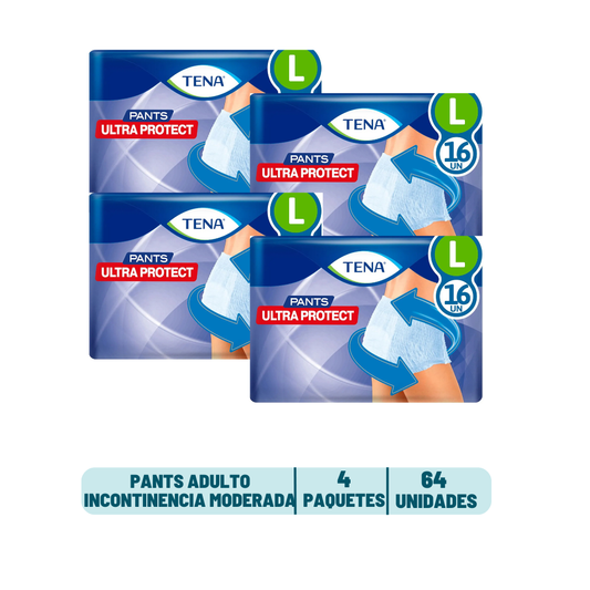 Pack 4 Pants Adulto Tena - 64 unidades