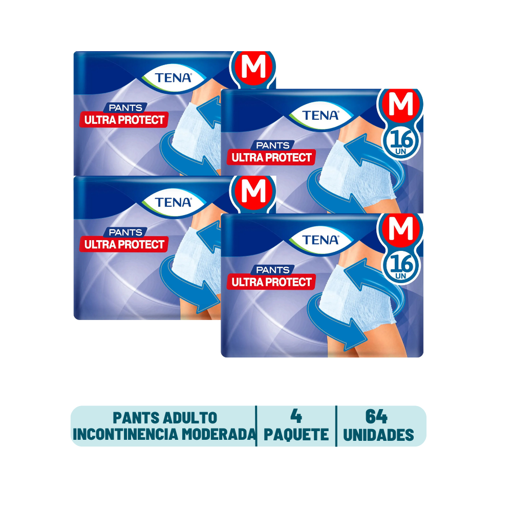 Pack 4 Pants Adulto Tena - 64 unidades