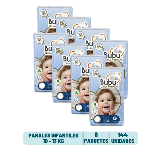 Pack Mensual - Pañal Bubu Ultra Premium