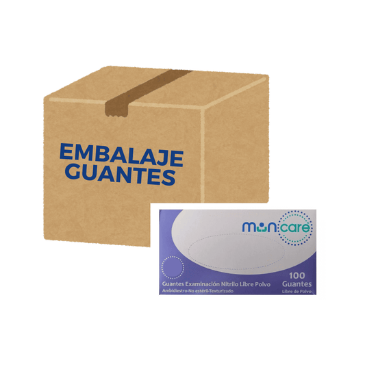 Pack 10 Guante de Nitrilo Muncare - Sin Polvo