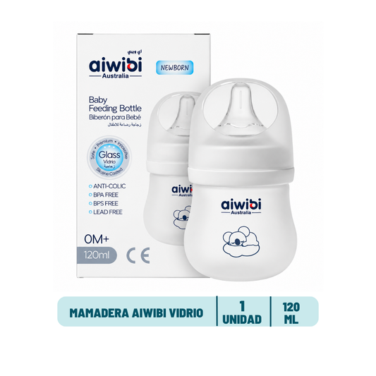 Mamadera de vidrio Aiwibi